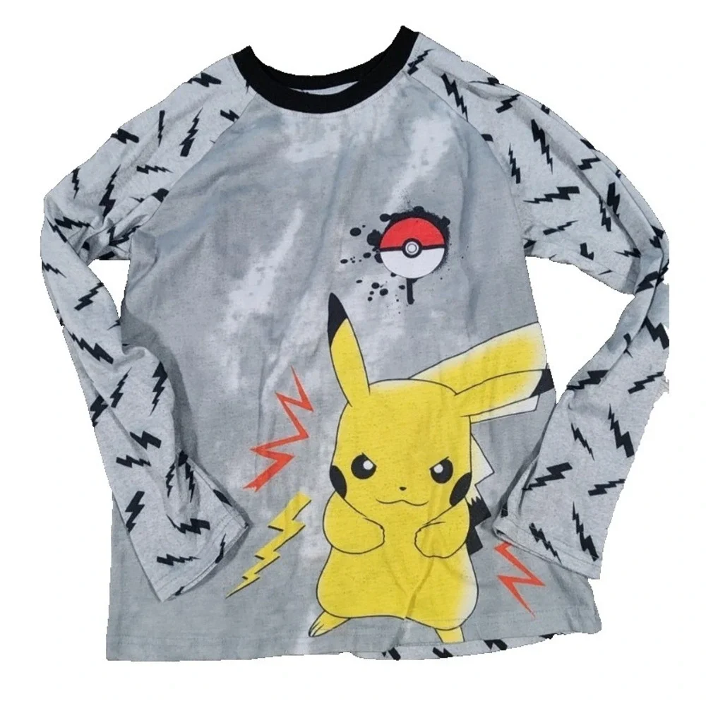 Pokemon Pikachu Pajama Set‎ Boys Size 10/12
